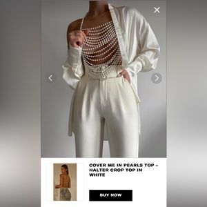 Gorgeous Beaded bra top.